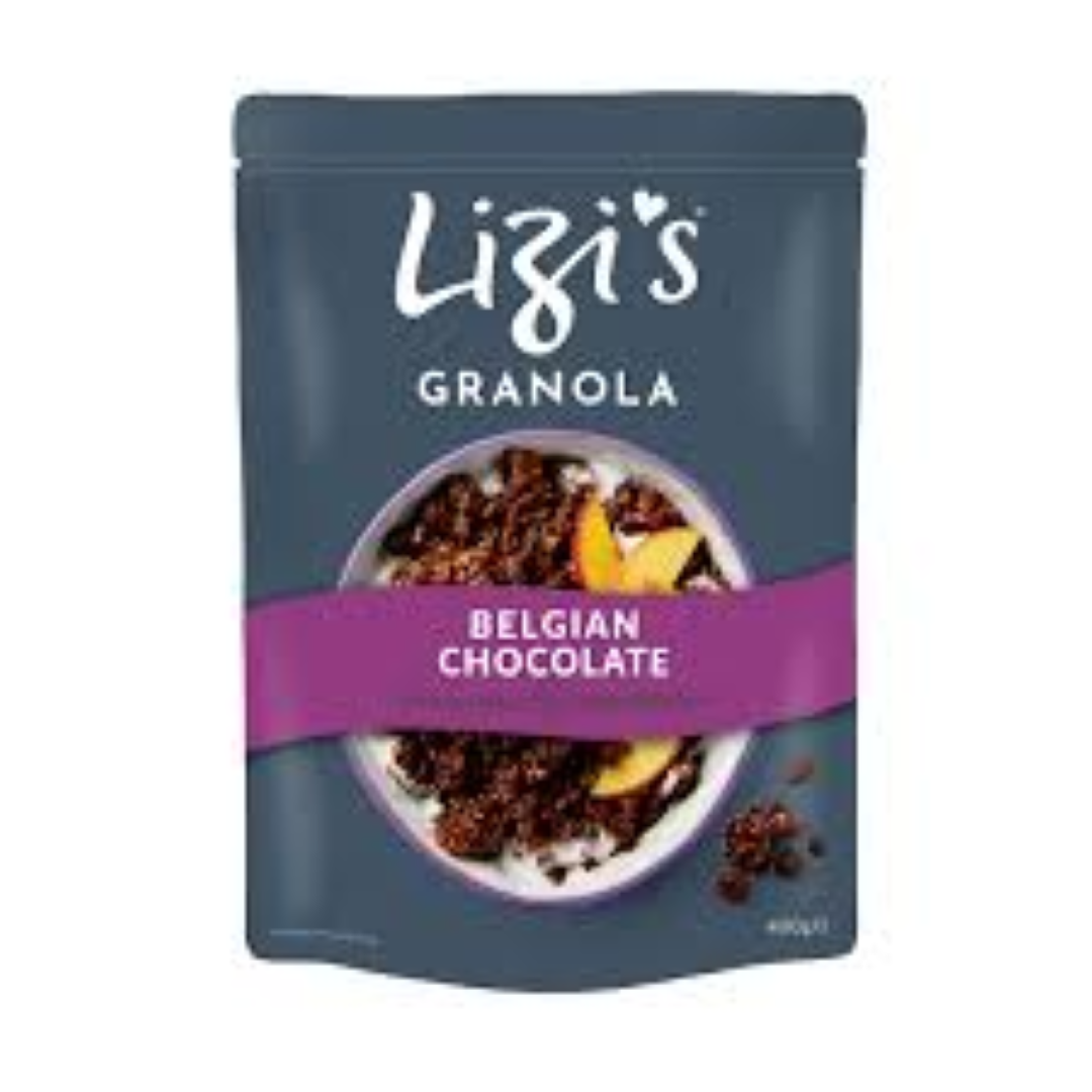 LIZ'S BELGIAN CHOCOLATE GRANOLA 400G